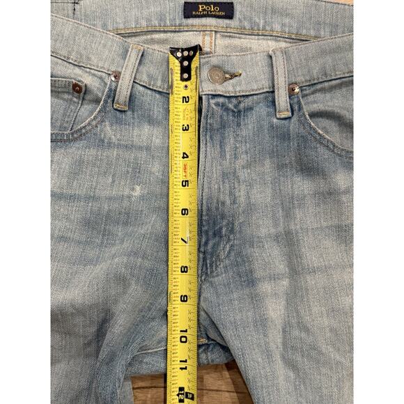Polo Ralph Lauren Jeans Mens 32x30 Blue Denim Varick Slim Straight - Picture 6 of 10